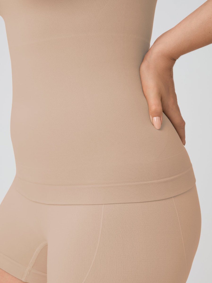 Every Day Scoop Neck Cami, Latte - Nuderie