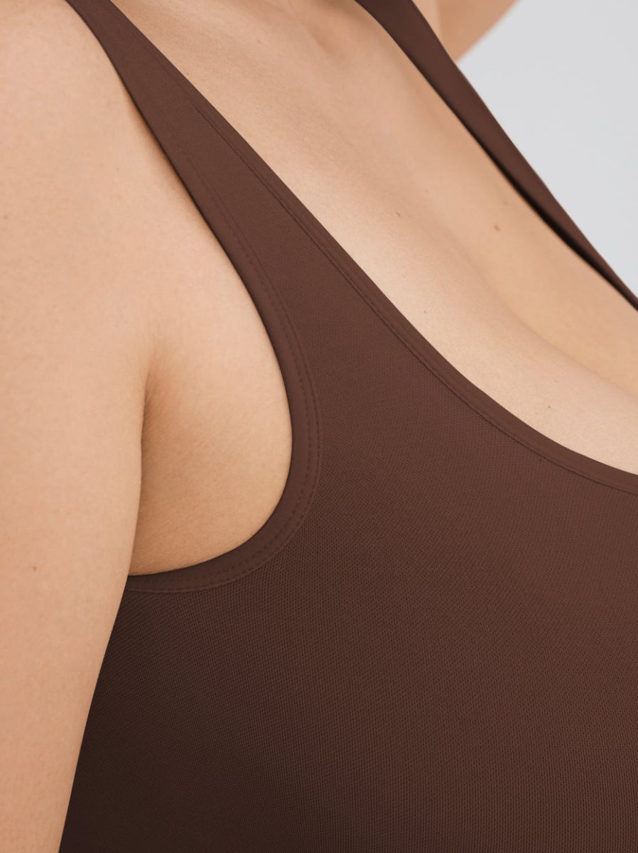 Every Day Tank Cami, Chocolate - Nuderie