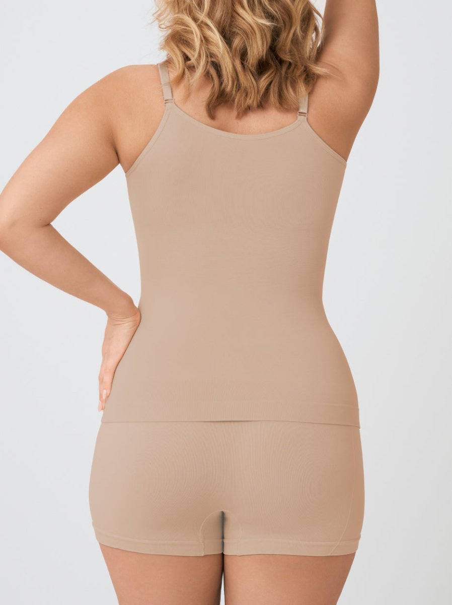 Every Day Scoop Neck Cami, Latte - Nuderie