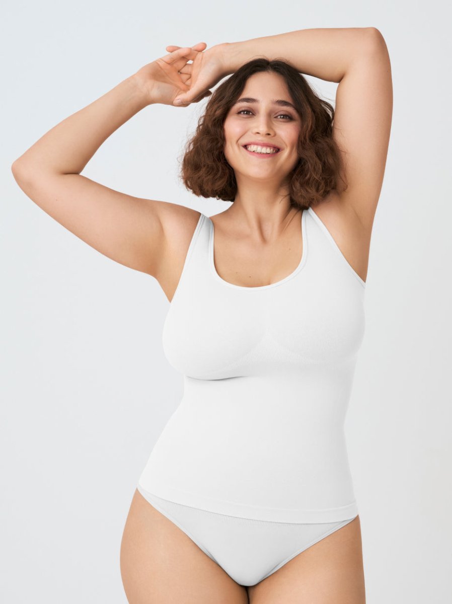 Every Day Tank Cami, White - Nuderie