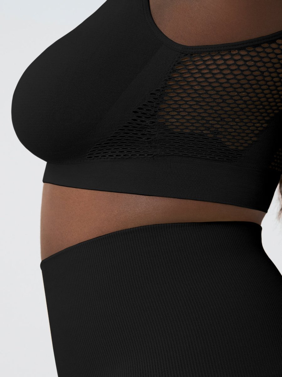 Everyday Comfort Straps Wireless Shaping Bralette, Black - Nuderie