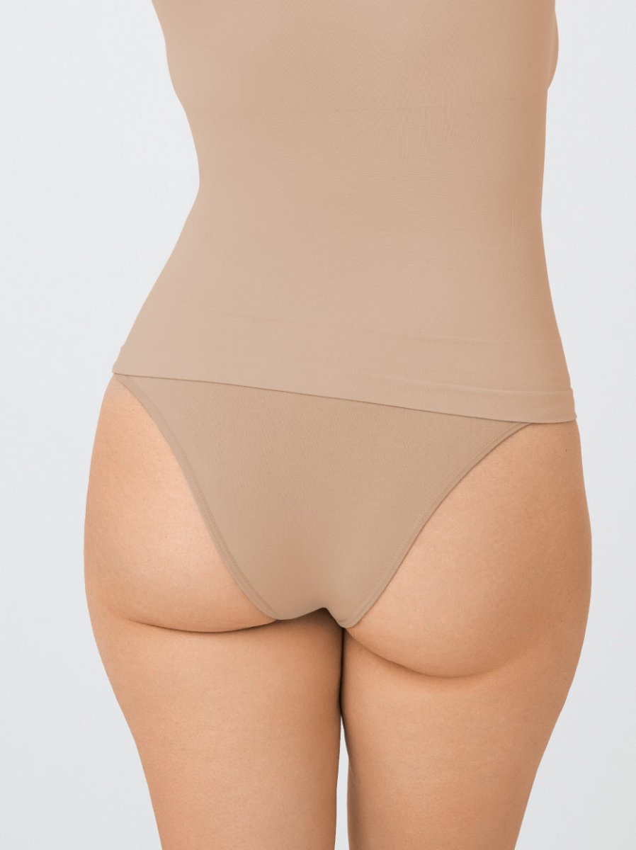 High - Waisted Shaper Panty, Latte - Nuderie