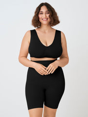 High - Waisted Shaper Shorts, Black - Nuderie