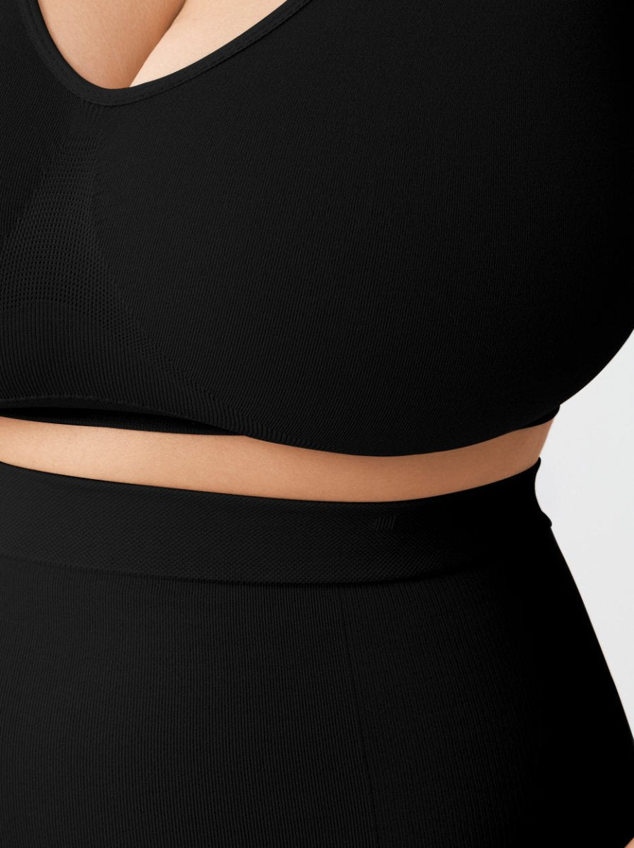 High - Waisted Shaper Shorts, Black - Nuderie