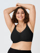 Second Skin Wireless Shaper Bra, Black