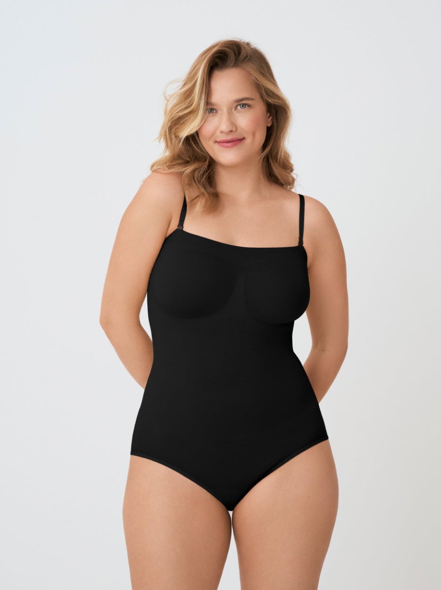 Snatched Shapewear Bodysuit, Black - Nuderie